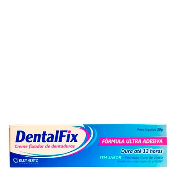 Fixador De Dentadura Dentalfix Sabor Menta 20g