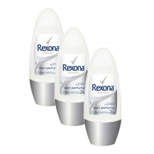 Desodorante Rexona Roll On Antitranspirante 50ml 3 Unidades Desodorante Rexona Roll On Antitranspirante 50ml 3 Unidades