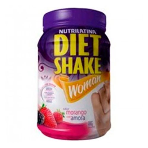 Diet Shake Nutrilatina Morango com Amora 400g Diet Shake Nutrilatina Morango com Amora 400g