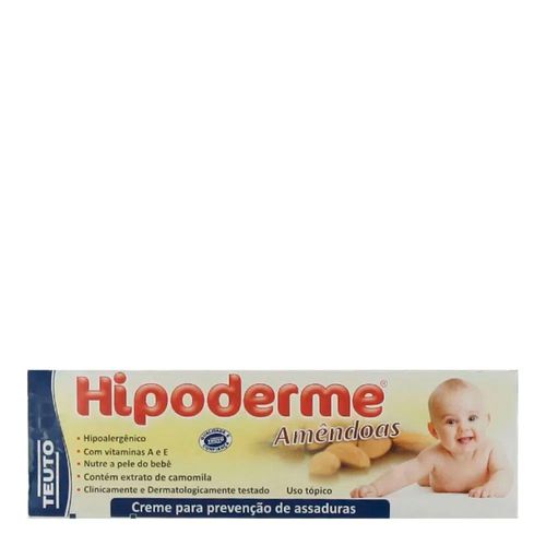 Hipoderme Pomada Amêndoas Teuto 90g Hipoderme Pomada Amêndoas Teuto 90g