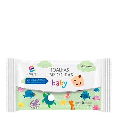 Lenco-Umedecido-Baby-Aloe-Vera-Ever-Care-96-Unidades Lenco-Umedecido-Baby-Aloe-Vera-Ever-Care-96-Unidades