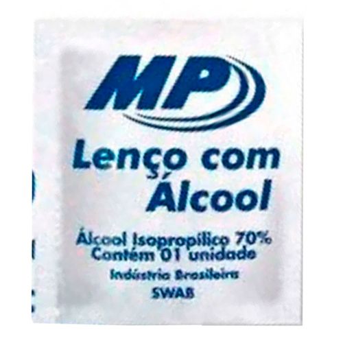 Lenços de Alcool Isopropolico 70% MP C/ 100 Saches Lenços de Alcool Isopropolico 70% MP C/ 100 Saches