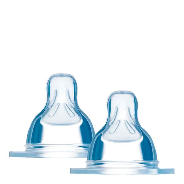 Kit 2 Bicos de Mamadeira MAM Ortodôntico de Silicone