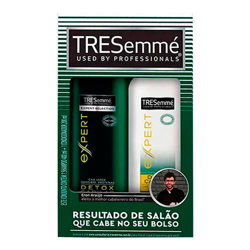 Kit Tresemmé Detox Capilar Shampoo 400ml + Condicionador 200ml Kit Tresemmé Detox Capilar Shampoo 400ml + Condicionador 200ml