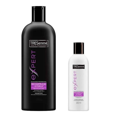 Kit Tresemmé Reconstrução e Força Shampoo 400ml + Condicionador 200ml Kit Tresemmé Reconstrução e Força Shampoo 400ml + Condicionador 200ml