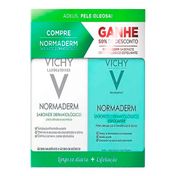 Kit Vichy Normaderm Sabonete de Limpeza Diária 80g + Sabonete Esfoliante 80g