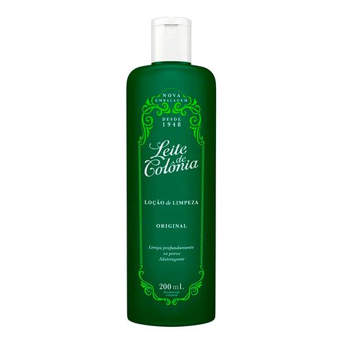 Loção De Limpeza Leite De Colônia Original 200Ml
