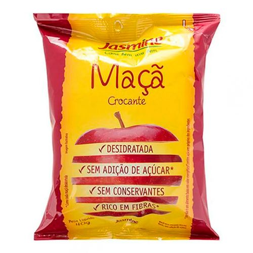 Maça Desidratada Crocante Jasmine 40g Maça Desidratada Crocante Jasmine 40g