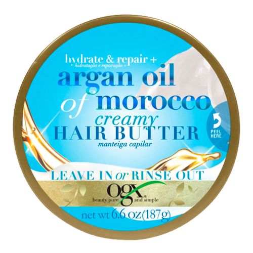 Manteiga Capilar OGX Argan Oil Of Morocco 187g Manteiga Capilar OGX Argan Oil Of Morocco 187g