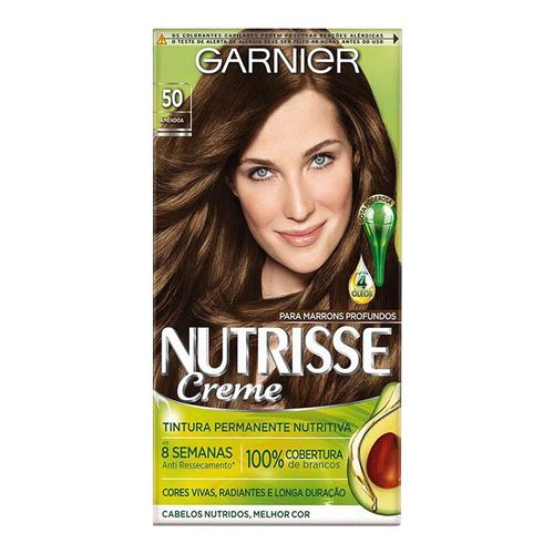 Tintura Garnier Nutrisse Creme 50 Amêndoa