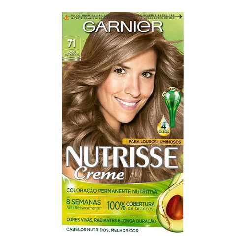 Tintura Garnier Nutrisse Creme 71 Louro Esplêndido Tintura Garnier Nutrisse Creme 71 Louro Esplêndido