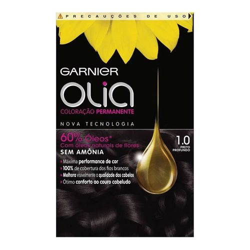 Tintura Garnier Olia 1.0 Preto Profundo