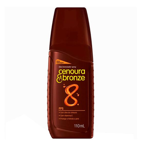 Óleo Bronzeador Cenoura & Bronze FPS8 110ml