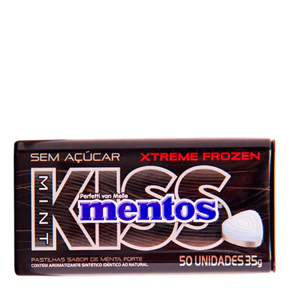 Pastilhas Mentos Kiss Sem Açúcar Extreme Frozen 35g Drogaria Sao Paulo 3108