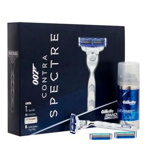 Kit Gillette Mach3 Turbo 007 Contra Spectre