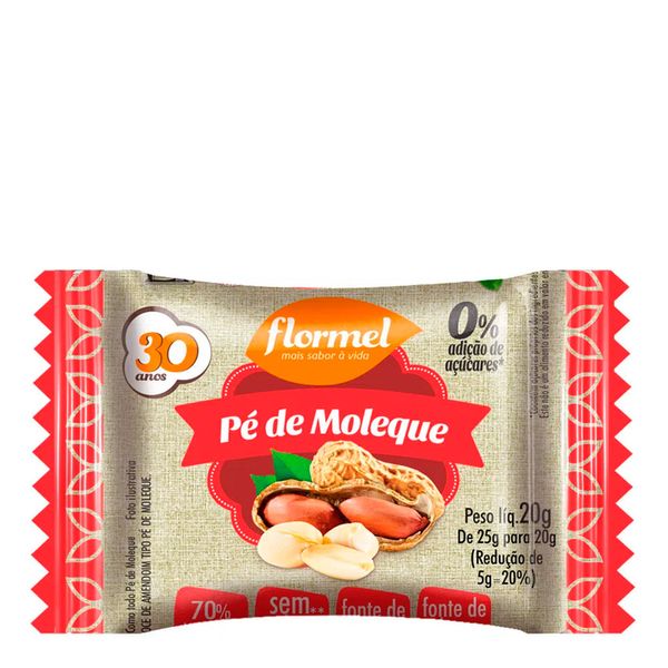 Pé De Moleque Flormel 20g