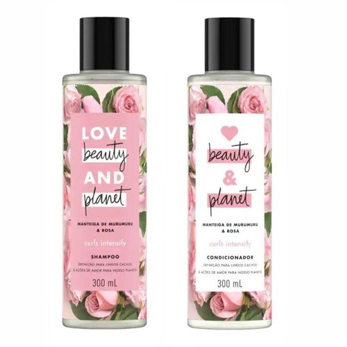 Kit Love Beauty And Planet Curls Intensify Shampoo 300ml + Condicionador 300ml