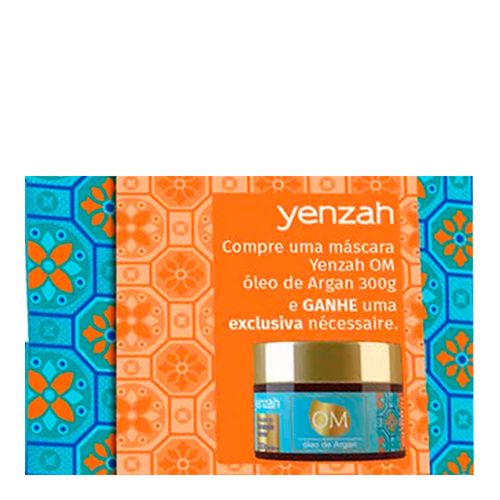 Kit Máscara Capilar Yenzah One Minute Óleo de Argan 300g + Nécessaire Kit Máscara Capilar Yenzah One Minute Óleo de Argan 300g + Nécessaire