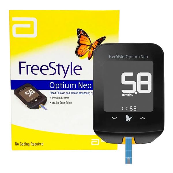 Kit Medidor de Glicemia Neo Kit Freestyle Abbot