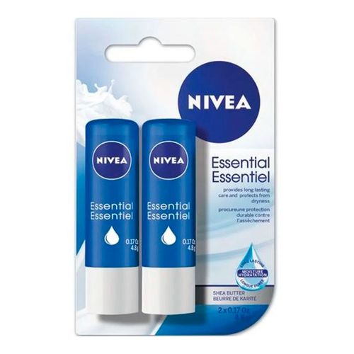 Kit Nivea Lip Care Essential 4,8g 2 Unidades Kit Nivea Lip Care Essential 4,8g 2 Unidades