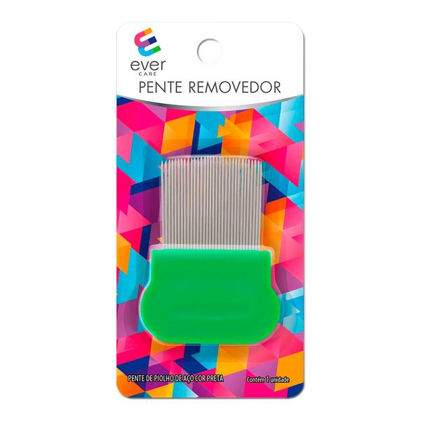 Pente Fino Ever Care Para Piolho Aco 1 Unidade