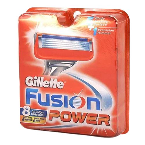 Carga Gillette Fusion Power 8 Unidades Carga Gillette Fusion Power 8 Unidades