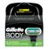 Carga para Aparelho Gillette Body 4 Unidades