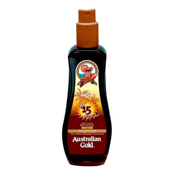Bronzeador Australian Gold FPS 15 Instant Bronzer Spray Gel 125ml