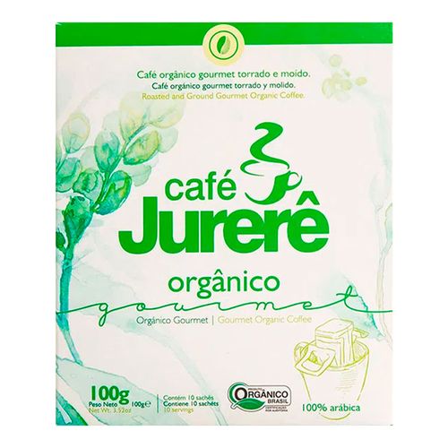 Café Orgânico Jurerê Gourmet 100g 10 Sachês Café Orgânico Jurerê Gourmet 100g 10 Sachês