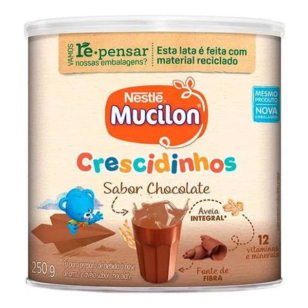 Cereal Infantil Mucilon Crescidinhos Chocolate 250g