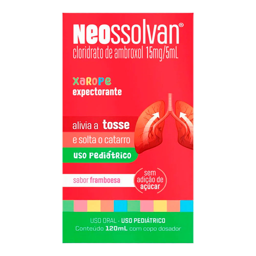 Xarope Expectorante Infantil Neossolvan 15mg/5ml 120ml