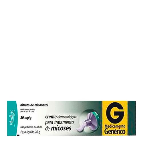 Nitrato de Miconazol Creme 20mg Genérico Medley 28g