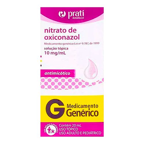 Nitrato de Oxiconazol 10mg/ml Genérico Gotas Prati Donaduzzi 20ml