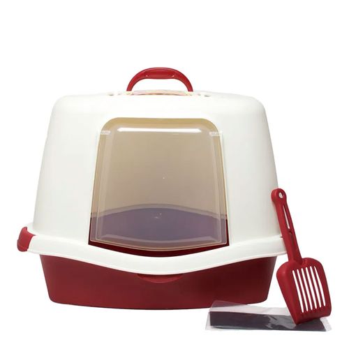 Banheiro Pequeno para Gato Triângulo Stefanplast Banheiro Pequeno para Gato Triângulo Stefanplast