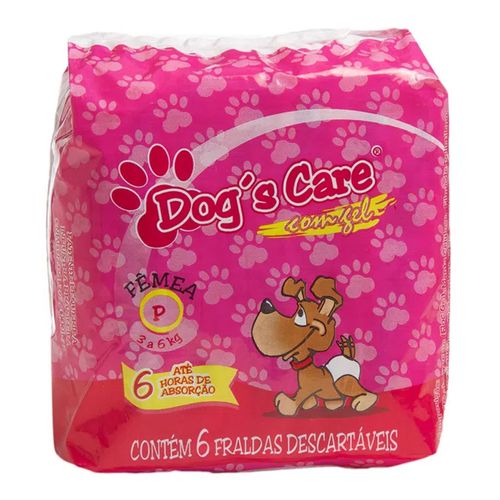 Fralda Higiênica Fêmea Descartável Dog’s Care - 06 Unidades Fralda Higiênica Fêmea Descartável Dog’s Care - 06 Unidades