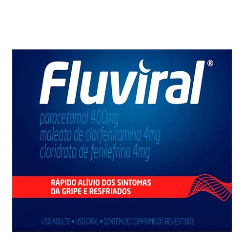 Fluviral 400mg + 4mg + 4mg Neo Química 20 Comprimidos Fluviral 400mg + 4mg + 4mg Neo Química 20 Comprimidos