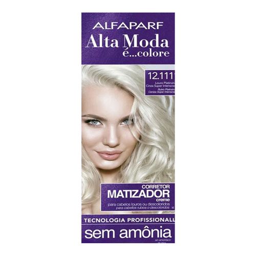Coloração Creme Alta Moda Corretor Matizador 12.111 Louro Platina Coloração Creme Alta Moda Corretor Matizador 12.111 Louro Platina