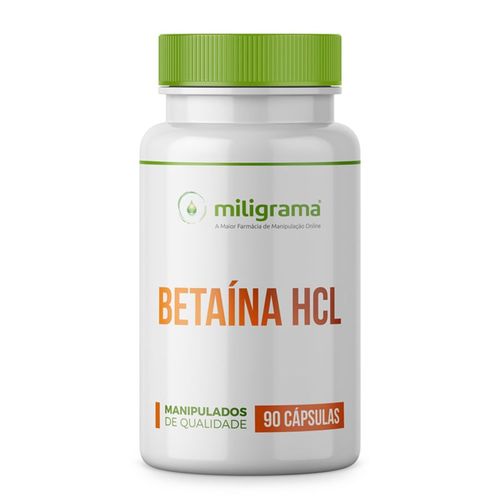 Betaína HCL 300mg 90 Cápsulas Drogaria Sao Paulo Betaína HCL 300mg 90 Cápsulas Drogaria Sao Paulo