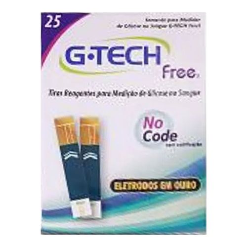 Tira Reagente Free 1 G Tech Tira Reagente Free 1 G Tech