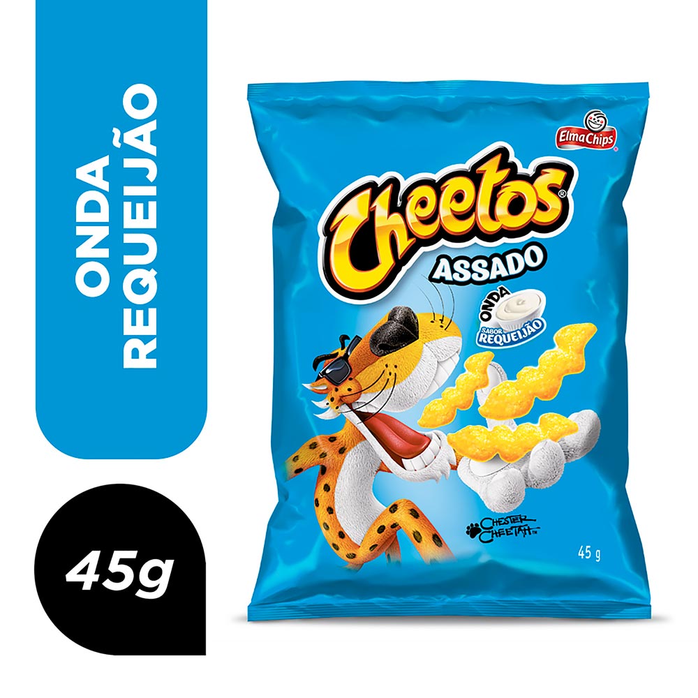 Cheetos Onda Sabor Requeijão - Elma Chips • 45 G – Made in Market