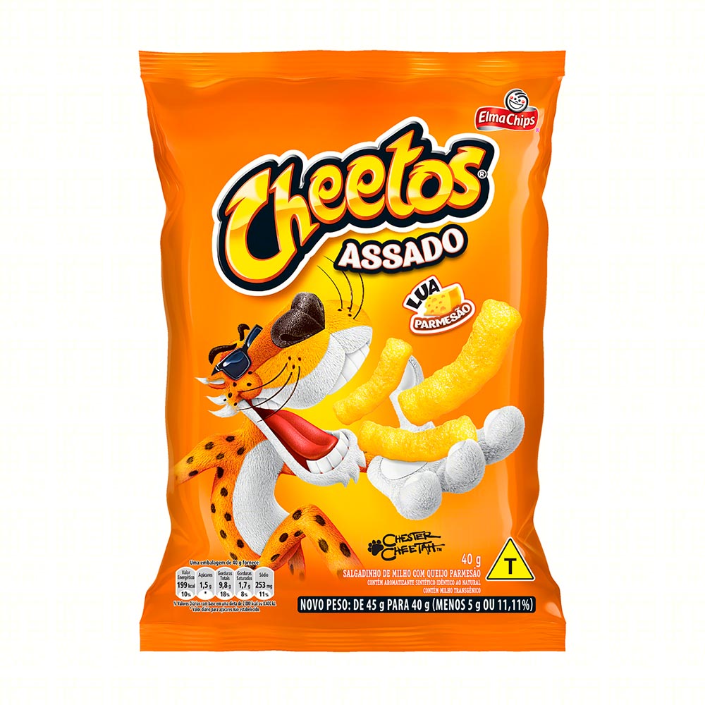 Embalagem de Cheetos Assado - Lua Parmesão