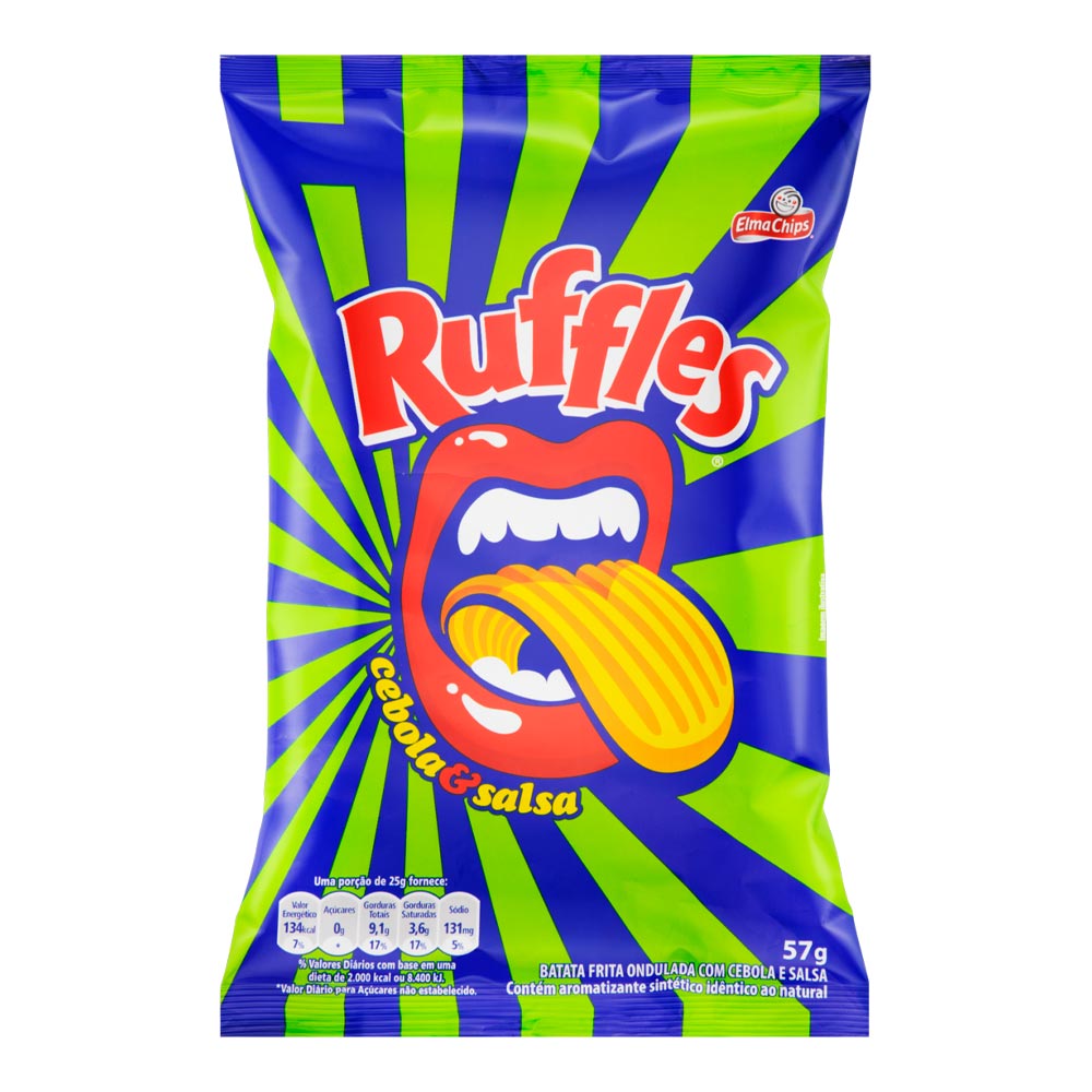 Batata ruffles cebola E Salsa 40g