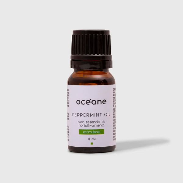 Óleo Essencial de Hortelã e Pimenta - Peppermint Oil 10ml Océane Óleo Essencial de Hortelã e Pimenta - Peppermint Oil 10ml
