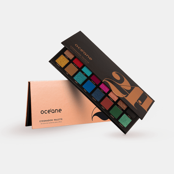 Kit Paleta de Sombras 24.1 Cores + Paleta de Sombras 24 Cores (2 Produtos) Océane Kit Paleta de Sombras 24.1 Cores + Paleta de Sombras 24 Cores (2 Produtos)