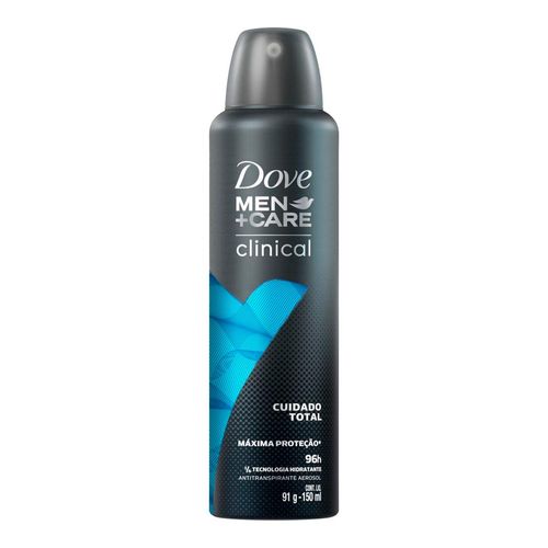 Desodorante Aerosol Antitranspirante Dove Men+Care Clinical Cuidado Total 150Ml