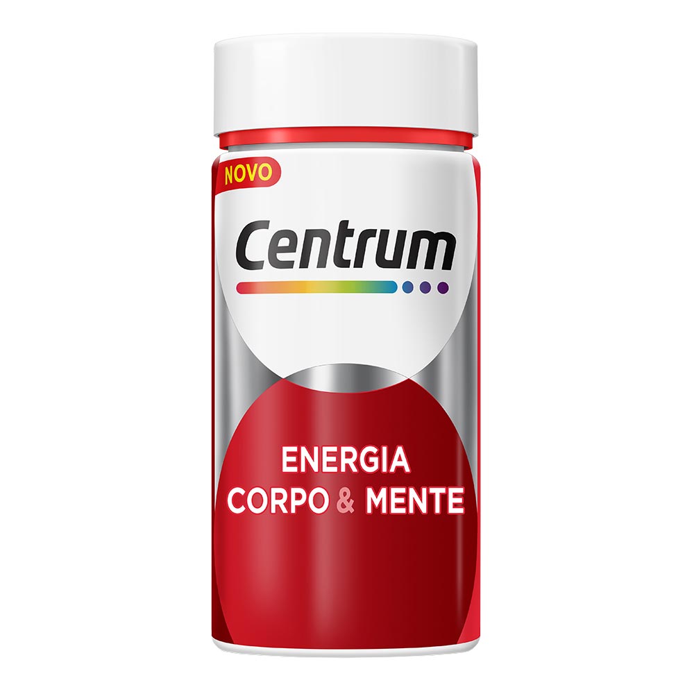 Multivitamínico Centrum Energia Corpo & Mente com Cafeína 60