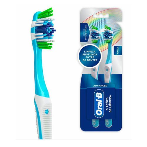 Kit Escova Dental Oral-B Complete 5 Ações De Limpeza Macia 2 Unidades ...