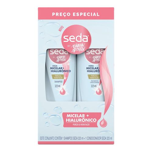 Kit Shampoo Seda By Niina Secrects 325ml + Condicionador 325ml