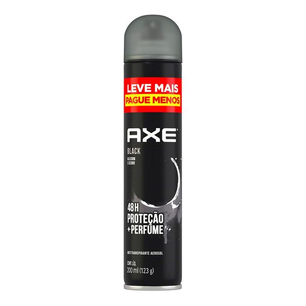 Desodorante Masculino Axe Black Alecrim e Cedro 48h 150ml
