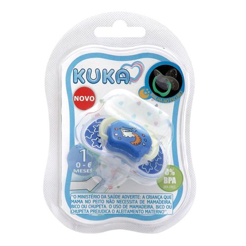 Chupeta Kuka Lumina Azul 1 Unidade - Drogaria Sao Paulo